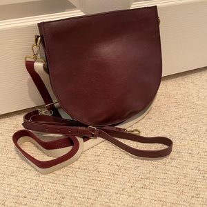 Madewell Maroon Crossbody Bag